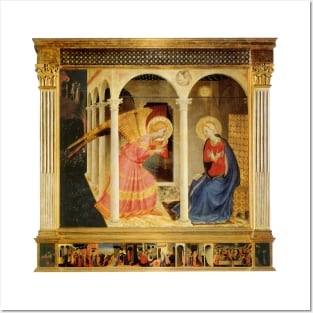 Renaissance Art, Annuciation by Fra Angelico Posters and Art